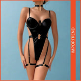 Sexy Lingerie Teddy – Open Crotch Bodysuit for Women